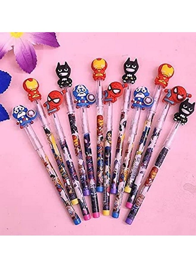 Tera13 TERA 13 Birthday Return Gifts Pencil Set For Boys(24 Pcs) Multicolor Pencil For Kids,Stack Pencil,Writing&Drawing Pencil For School, Stationary Items, Pencil For Boys&Kids - Image 1