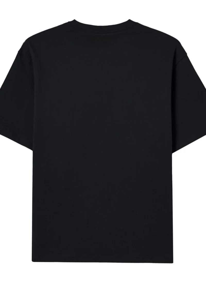 جيوردانو Men’s Relaxed Fit Printed Crew Neck Cotton Jersey Tee