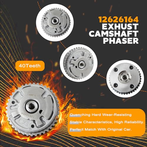 PANGOLIN 4PCS Cam Phaser 12626160 12626161 12624464 Intake & Exhaust Camshaft Adjuster Timing Cam Gear Variable Cam Sprockets for Cadillac CTS STS ATS SRX XTS G6 V6 3.0L 3.6L - Image 3