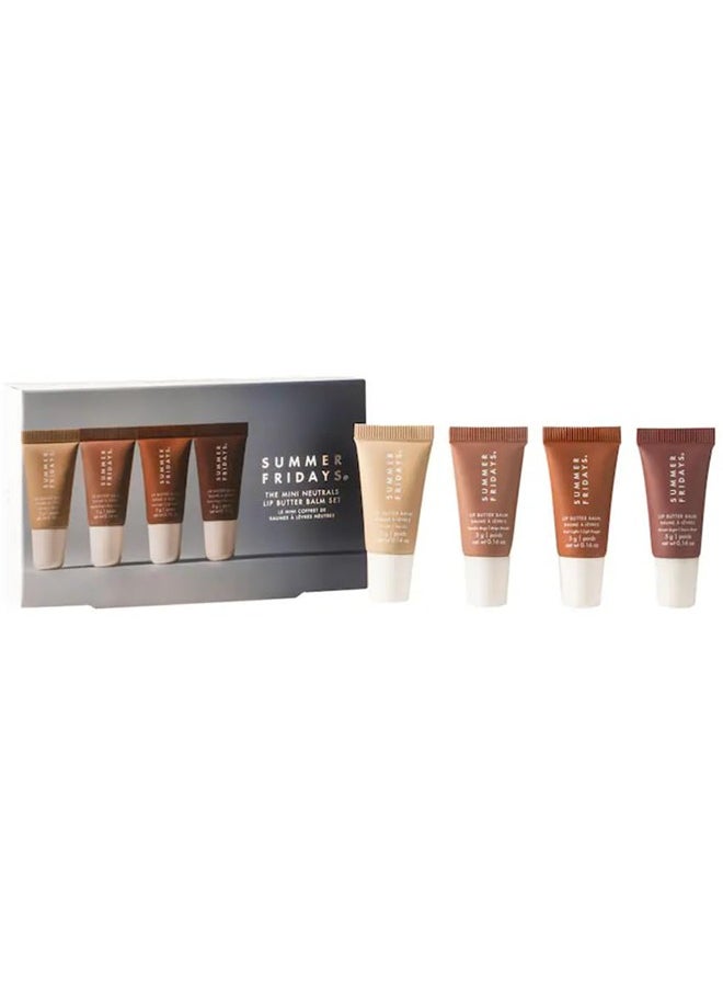 SUMMER FRIDAYS - Summer Fridays The Mini Neutrals Lip Butter Balm Set - Image 1