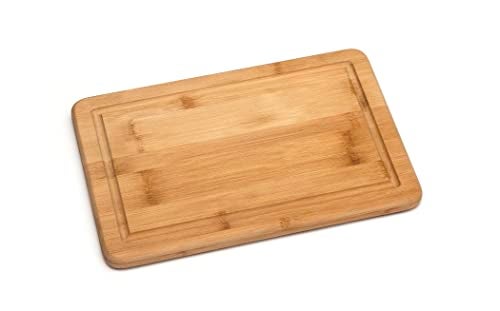 Lipper International Bamboo Wood Kitchen Cutting and Serving Board with Non-Slip Cork Backing, Small, 11-3/4" x 7-3/4" x 5/8" - Image 5