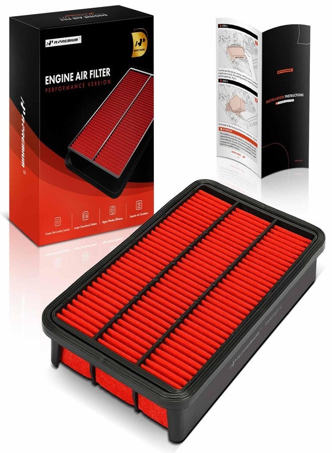 A-Premium High-performance, Pre-oiled Engine Air Filter Compatible with Toyota Camry 1992-2001, Sienna 1998-2003, Avalon 1995-2004, Celica 1994-1999, Solara 1999-2003 & Lexus RX300 1999-2003, ES300 - Image 1