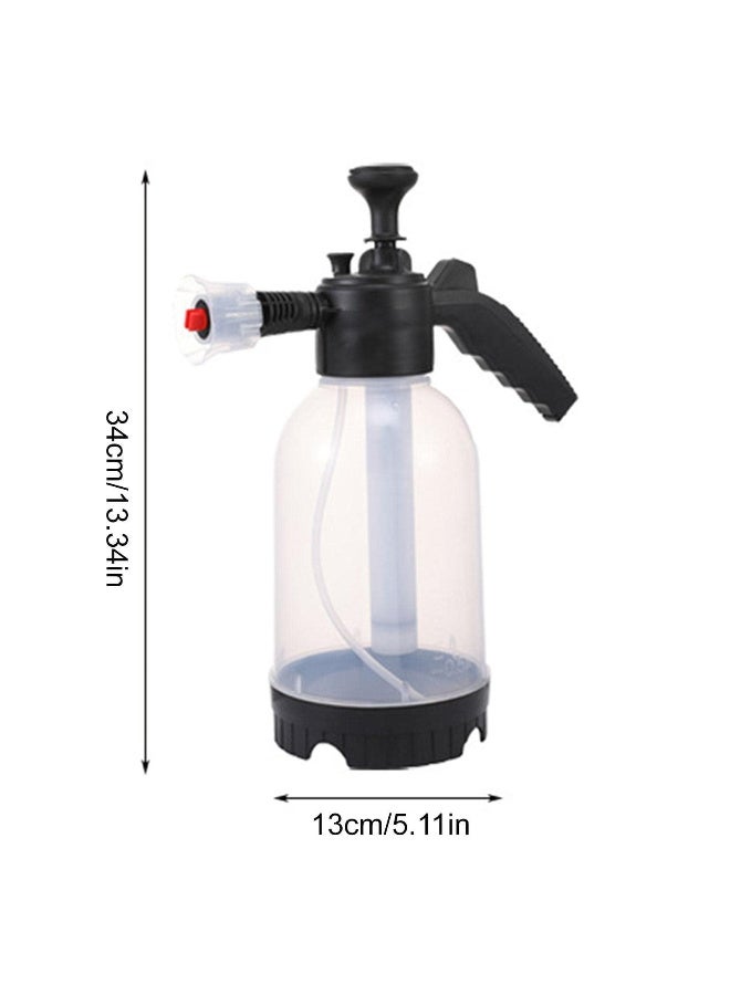 ZERIFAM Garden Pump Sprayer - Hand Pressure Spray, Spray Bottle With 2 Nozzles, Foam Spray Can Suitable For Household Cleaning, Flower Watering And Car Washing. (White) - Image 3