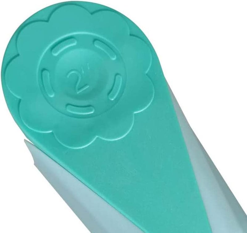 klarako Bias Tape Maker Tools (50mm 2inch) Fabric Bias Tape Maker Binding Tool for Sewing Quilting Green Blue - Image 1