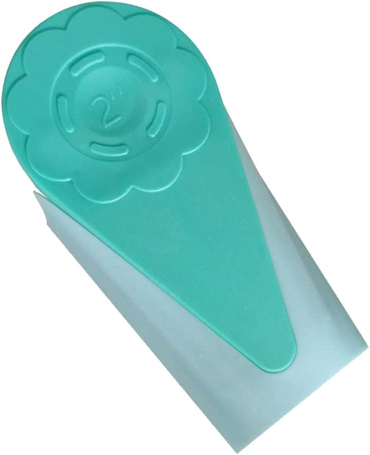 klarako Bias Tape Maker Tools (50mm 2inch) Fabric Bias Tape Maker Binding Tool for Sewing Quilting Green Blue - Image 4