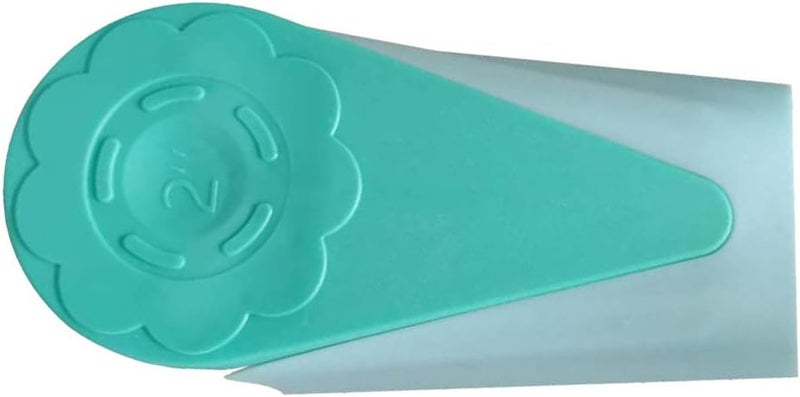 klarako Bias Tape Maker Tools (50mm 2inch) Fabric Bias Tape Maker Binding Tool for Sewing Quilting Green Blue - Image 3