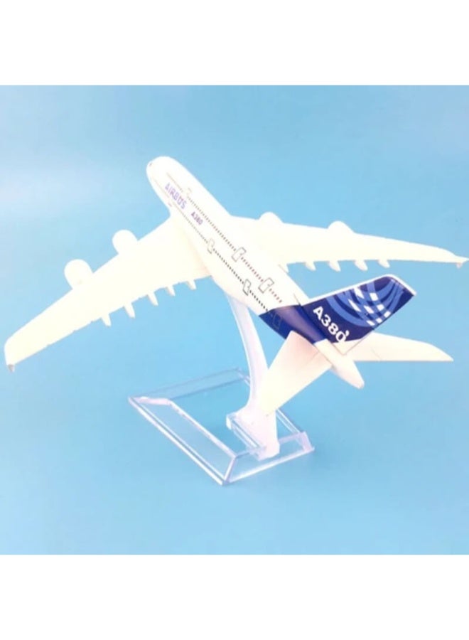 حديقة الألعاب لعبة نموذج طائرة معدنية مصبوبة للأطفال، نموذج طائرة قابل للسحب مع تأثير ضوئي، نموذج طائرة واقعي للأولاد والبنات، لعبة طائرة صغيرة متينة بجسم معدني هدية للأطفال، لعبة طائرة تعليمية قابلة للتجميع - Image 3