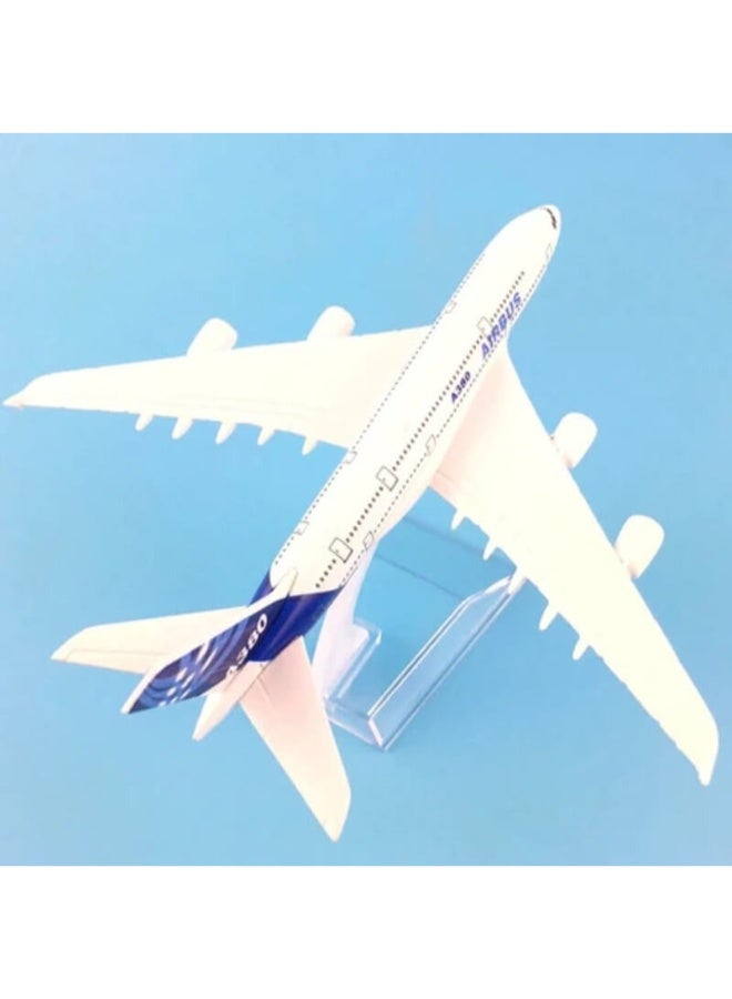 حديقة الألعاب لعبة نموذج طائرة معدنية مصبوبة للأطفال، نموذج طائرة قابل للسحب مع تأثير ضوئي، نموذج طائرة واقعي للأولاد والبنات، لعبة طائرة صغيرة متينة بجسم معدني هدية للأطفال، لعبة طائرة تعليمية قابلة للتجميع - Image 2