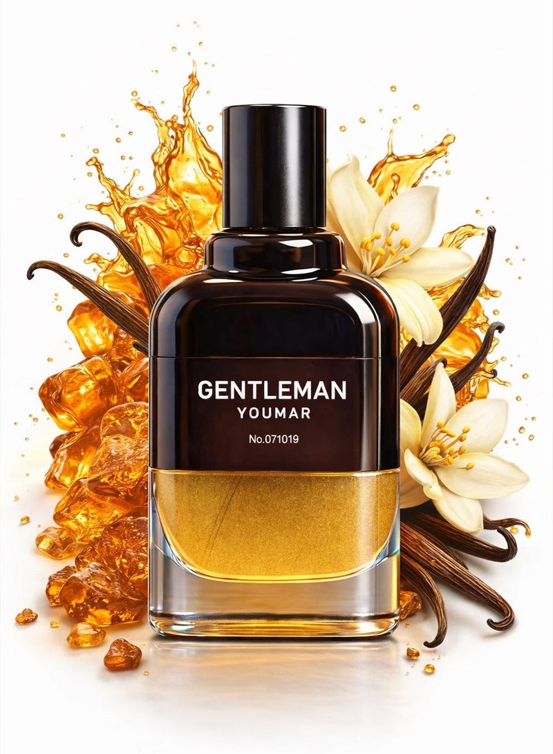 يومار جنتلمان رقم 071019 عطر رجالي فاخر 100 مل – عطر عطري بودري بلمسات بلسمية | هدية فاخرة تدوم طويلاً له - Image 1