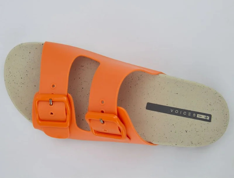 Voices Voices Women'S Flip Flops, Folk - 009.00001, Color - Orange