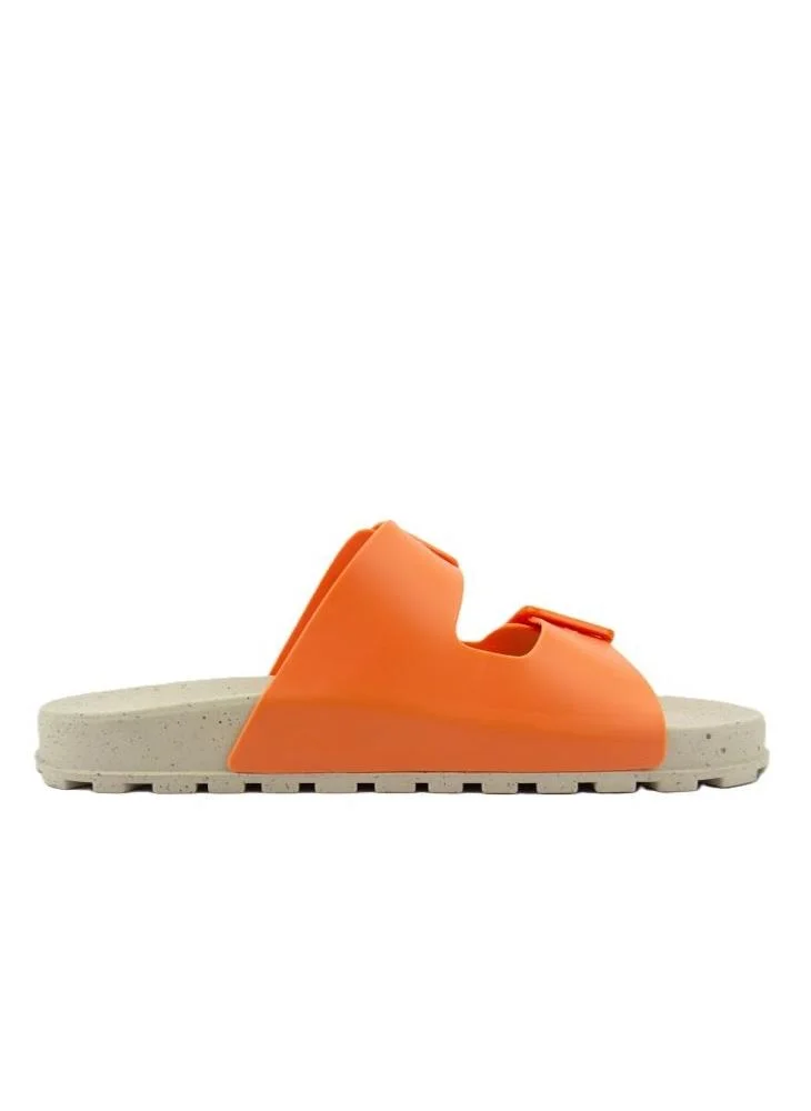 Voices Folk Women'S Birken Style Sandal With Adjustable Strap - Natural/Orange