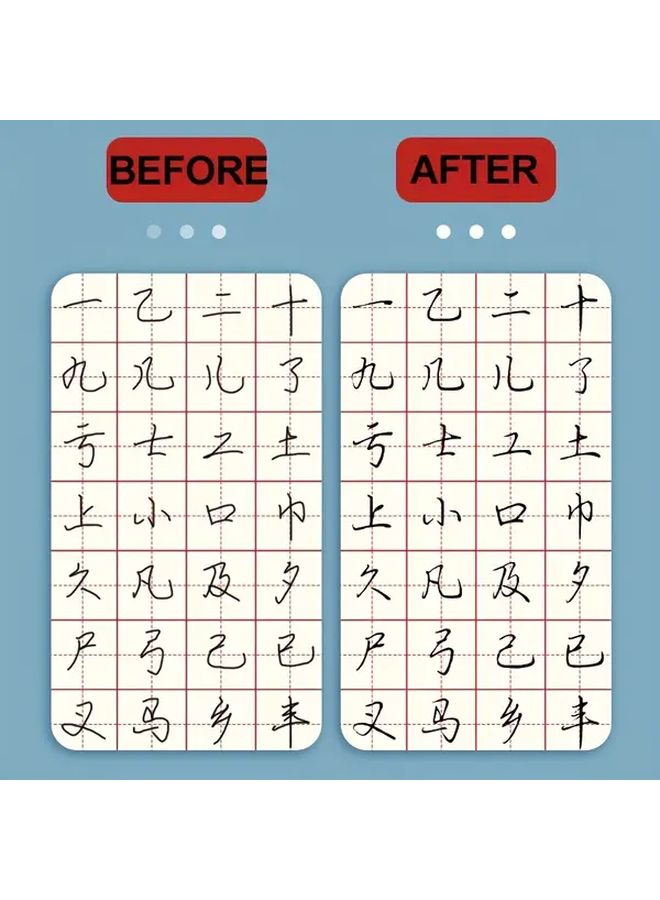 3000 Essential Chinese Characters Practice Book Semi Cursive Script Calligraphy Workbook For Beginners Stroke Order And Radical Exercises Improve Handwriting Skills Traditional Language Learning Durable Structured Layout Clear Print Quality 1pc - Image 4