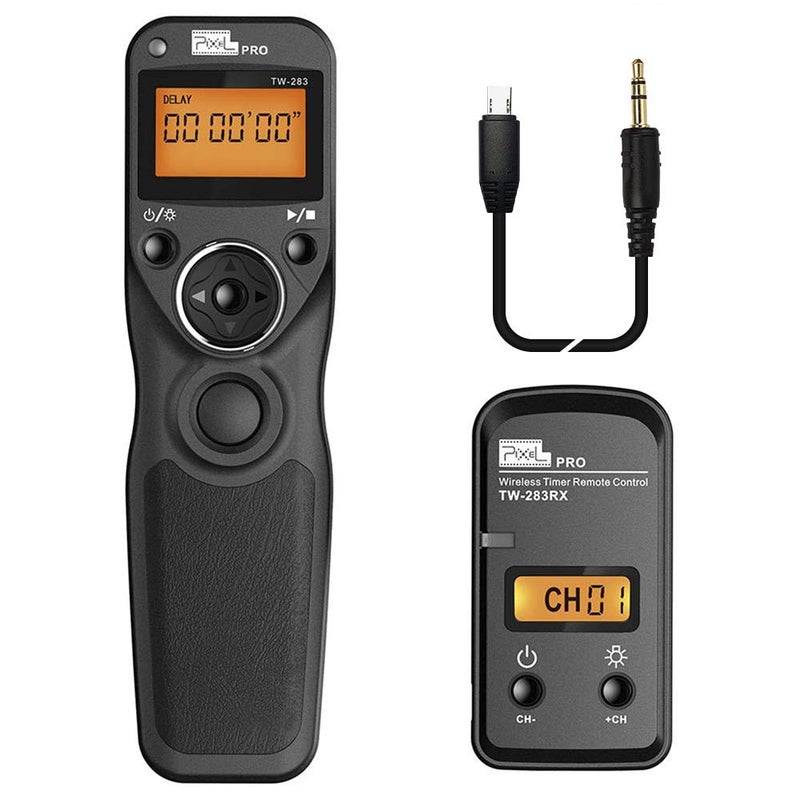 Pixel Wireless Remote Commander Shutter Release Cable Timer Pixel TW283 S2 Wired Shutter Release Cable Compatible for Sony Alpha a7 a77II a7Ra7RII a7S a5100 a6000 - Image 2