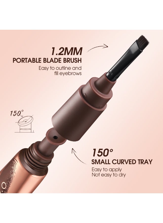 OTWOO O.TWO.O Waterproof Peel-Off Eyebrow Tint – Long-Lasting Dye Effect (SOFT BROWN) - Image 5