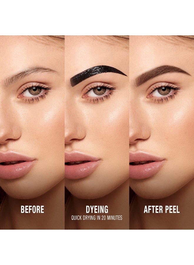 OTWOO O.TWO.O Waterproof Peel-Off Eyebrow Tint – Long-Lasting Dye Effect (SOFT BROWN) - Image 3