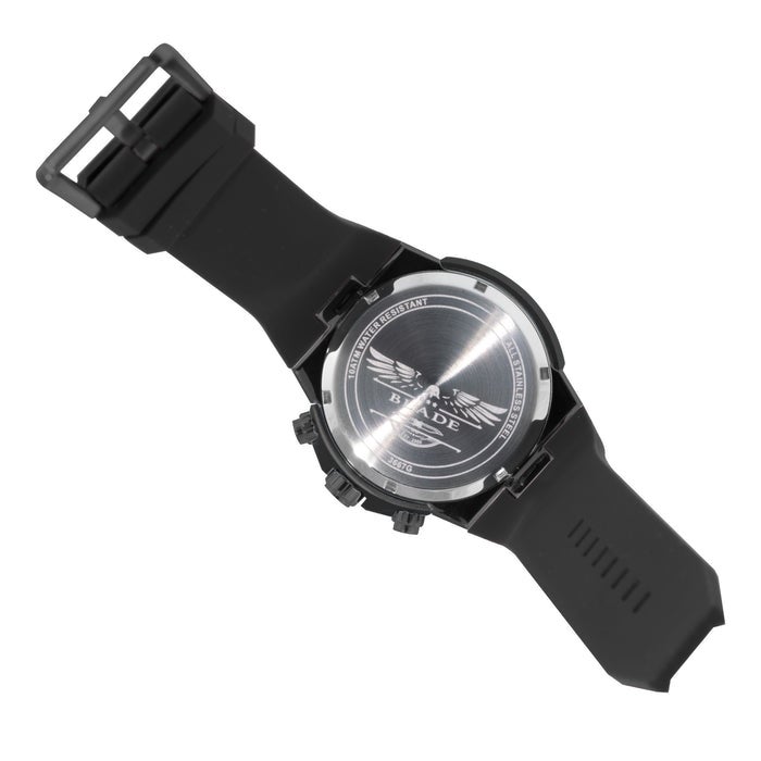 BLADE Swift Noir 3667G5NNN SS & Silicone Strap Multifunction Men's Watch - Image 4