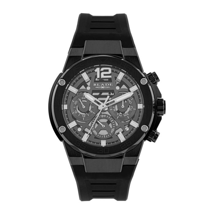 BLADE Swift Noir 3667G5NNN SS & Silicone Strap Multifunction Men's Watch - Image 1