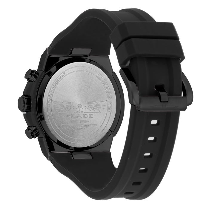 BLADE Swift Noir 3667G5NNN SS & Silicone Strap Multifunction Men's Watch - Image 3