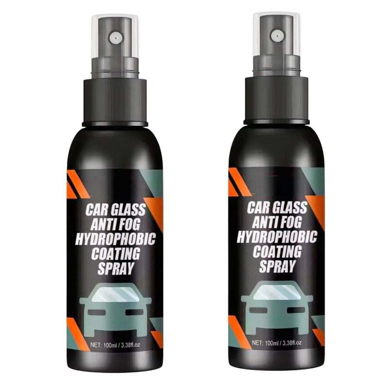 VISIONEX Car Glass Anti Fog Hydrophobic Coating Spray |Rainproof, Streak-Free Automotive Cleaner | Multipurpose Windshield Cleaning Liquid 2 - Image 1