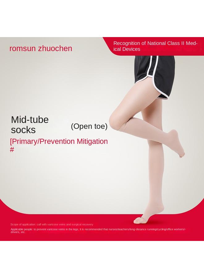 Bluejw Zhuo Chen Pantyhose Vein Anti-varicose Stretch Socks Women And Men Tight Shaping Compression Pressure Thrombosis Factory  - Image 1