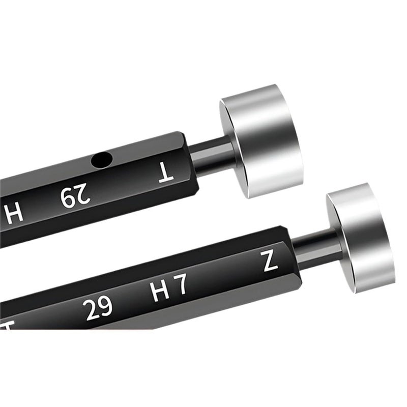 Glossy Gauge H7 Smooth Gauge Go no go Gauge Measuring Inner Diameter Gauge 2-60mm Fine Pitch Gap Test Tool(58mm-7H) - Image 1