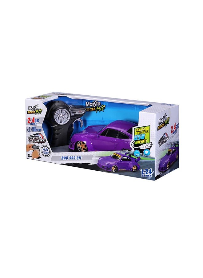 1:24 Premium Porsche Rwb 993 911 Liquid Purple RC Remote Control Vehicle 2.4Ghz USB Gift for Kids Girls & Boys Electric Powered High Speed Vehicle for All Ages - pzsku/Z9A71AE86D80733C5500AZ/45/_/1704991614/ed660b02-fb1c-46eb-835b-504cbce42f9f