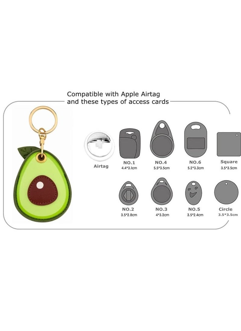 Generic 2 Pack 3 in 1 Protective Case Compatible with Huawei Tag / Tile Pro 2022 Mate Apple AirTag / Access Card Keychain Tracker Cover Key Ring for Bag / Suitcase, for Airtags Accessories  - Image 4