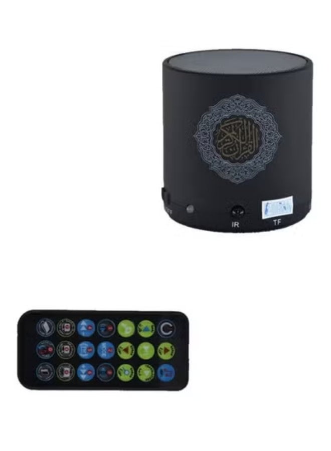 ELTRAZONE Quran Speaker with Remote Control – Black – Portable Wireless Bluetooth Islamic Speaker with Full Quran Recitation, 18+ Translations, Rechargeable Battery, LED Light, and MP3 Playback – Ideal Gift for Kids, Adults, and New Muslims  - Image 3