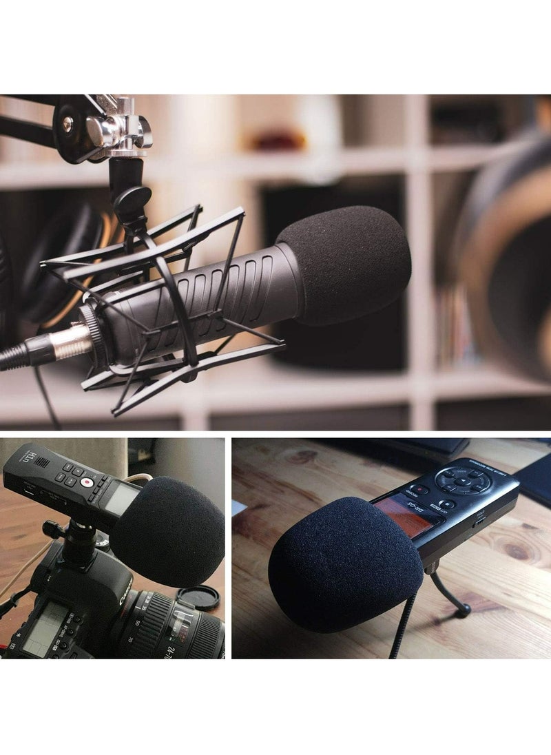 Generic 6-Pack Microphone Cover - Foam Mic Covers Windscreen Suitable for Most Standard Handheld Microphone  - Image 5