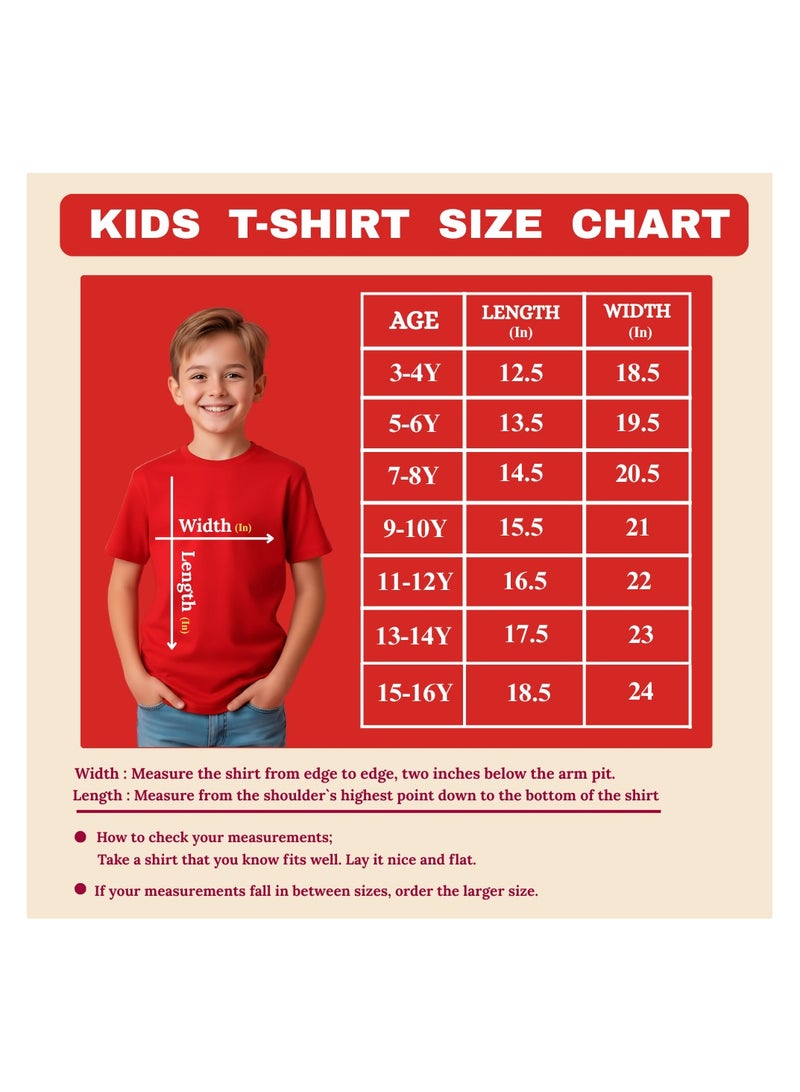 برينت شوب فور مي تي شيرت عيد ميلاد سعيد للأطفال - تي شيرت قطني بأكمام قصيرة للجنسين ورقبة دائرية - ملابس للعطلات للأولاد والبنات - تي شيرت ناعم ومريح للحفلات - Image 3