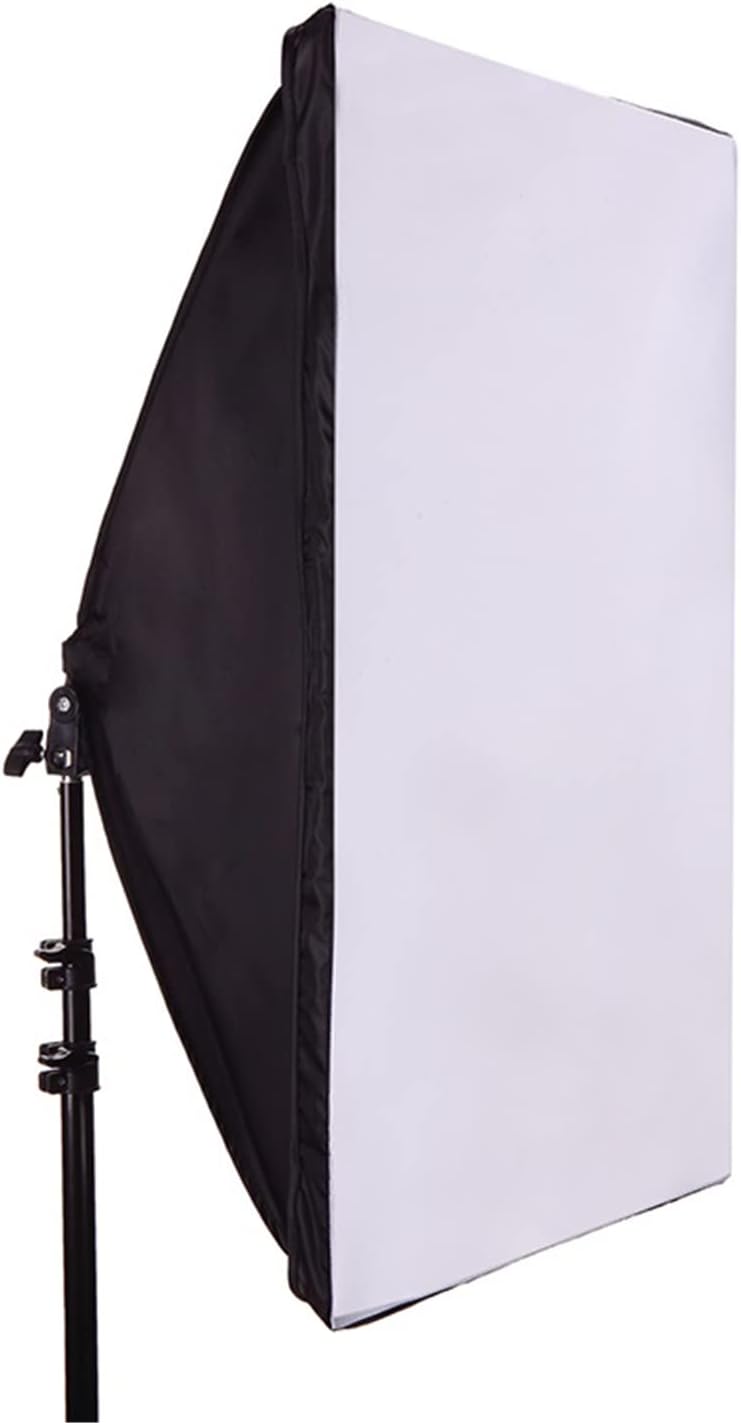 eWINNER Photography Softbox Lighting Kits Professional Continuous Light System Foldable Soft Box For Photo Studio Equipment 50x70CM E27 Socket (1set) - Image 1