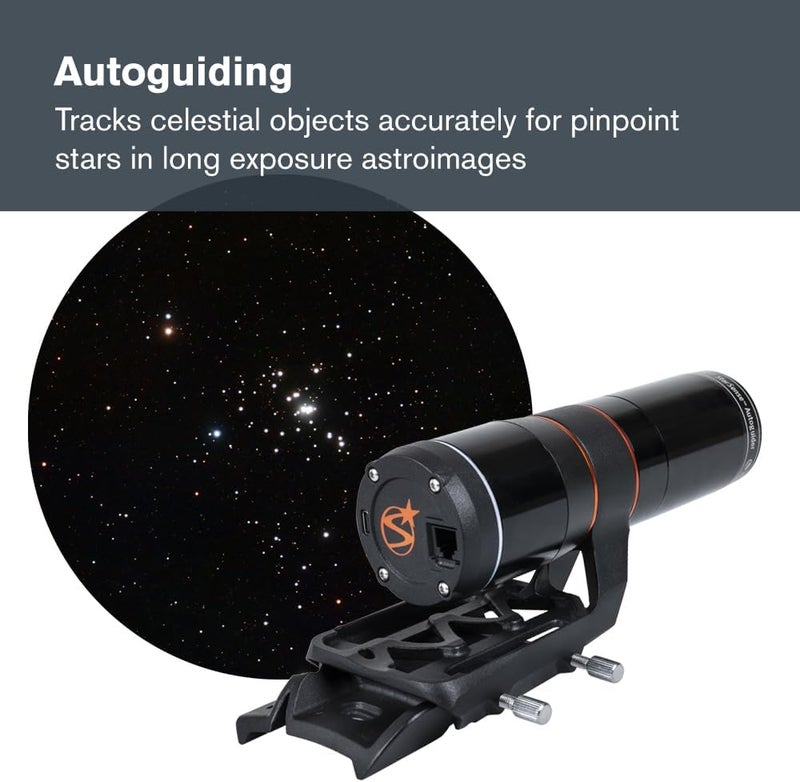 سلسترون ملحق تلسكوب Celestron StarSense Autoguider للتلسكوبات الحاسوبية؛ يوفر توجيهًا أوتوماتيكيًا في غضون 3 دقائق، ودقة عالية في تحديد الأهداف والتصوير الفلكي - Image 4