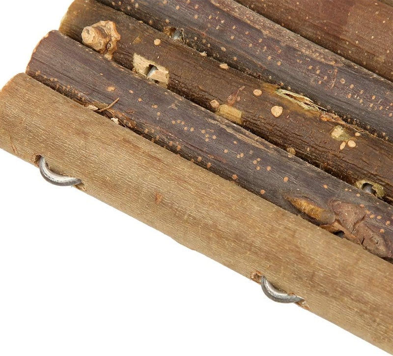 كلاراكو جسر هامستر كلاركو، جسر سلم خشبي للهامستر، جسر معلق للهامستر، سلم تسلق طويل للهامستر السوري القزم، لعبة جسر سلم خشبي، منزل، لعبة مضغ للفئران الزاحفة - Image 5