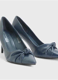 ELLA Pointed Pump With Knot Detail  - Image 4