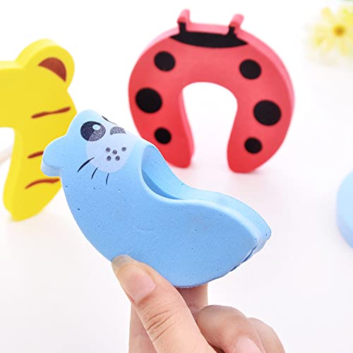 Leeonz 2PCS Door Finger Pinch Guard, Baby Proofing Doors Made Easy with Soft Durable Foam Door Stopper, Prevents Finger Pinch Injuries, Slamming Doors, and Child or Pet from Getting Locked in Room - Image 4