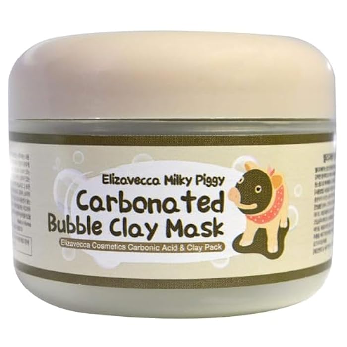 Elizavecca Milky Piggy Carbonated Bubble Clay Mask 100g, Damage Control, Skin Exfoliating, Pore Tightening - Image 1