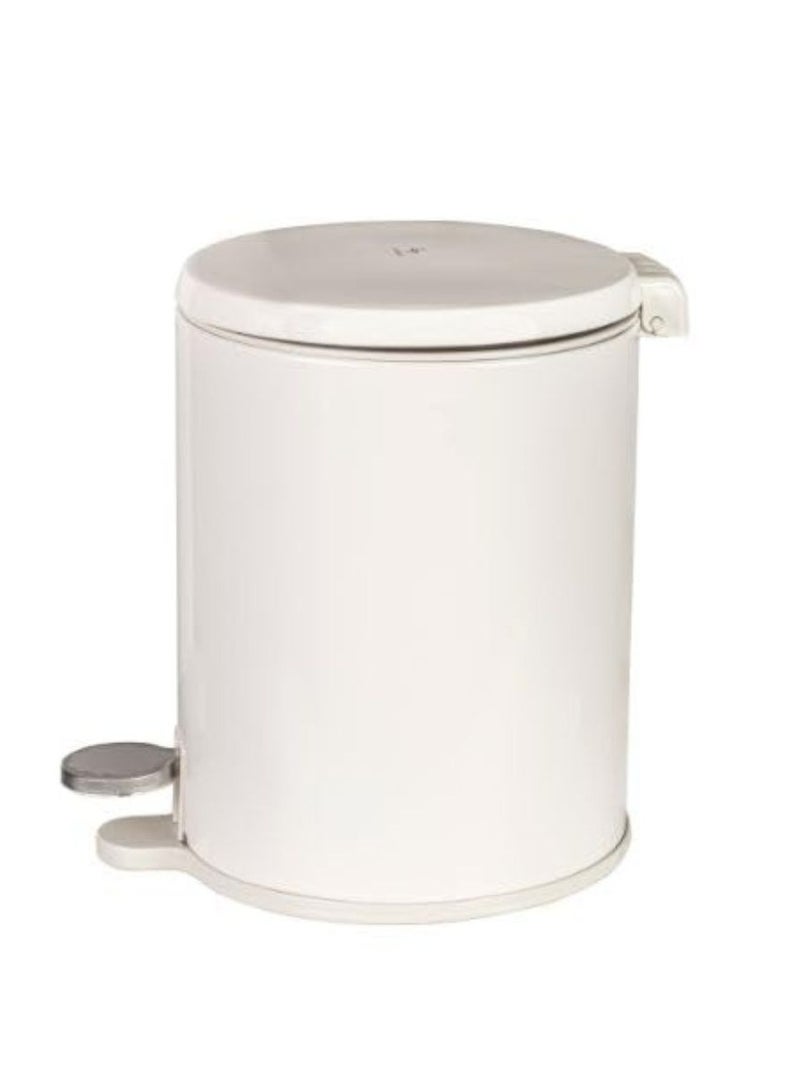 Primanova Stainless Steel Wastebin With Lid Soft Close And Inner Basket For Easy Garbage Removal Be Used In Home, Kitchen,Office And Bathroom 6 Liter(Beige) - Image 2