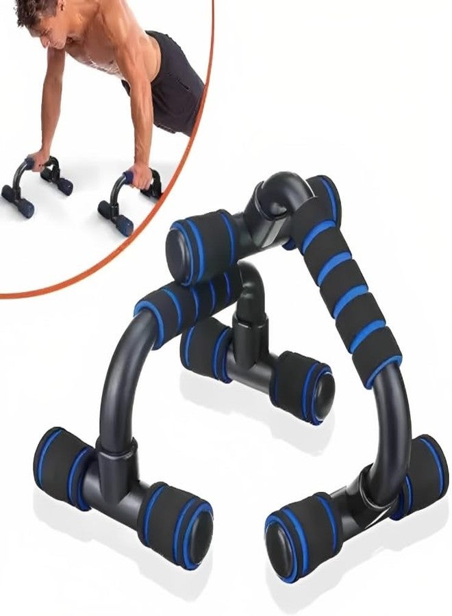 Shopeleven Ergonomic Push-Up Stands with Foam-Grip Handles - Non-Slip Workout Bars for Upper Body Training at Home or Gym - Image 4
