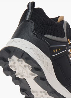 Kappa Boys Colourblock Lace Detail Sports Shoes with Hook and Loop Closure  - Image 5