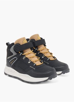 Kappa Boys Colourblock Lace Detail Sports Shoes with Hook and Loop Closure  - Image 2