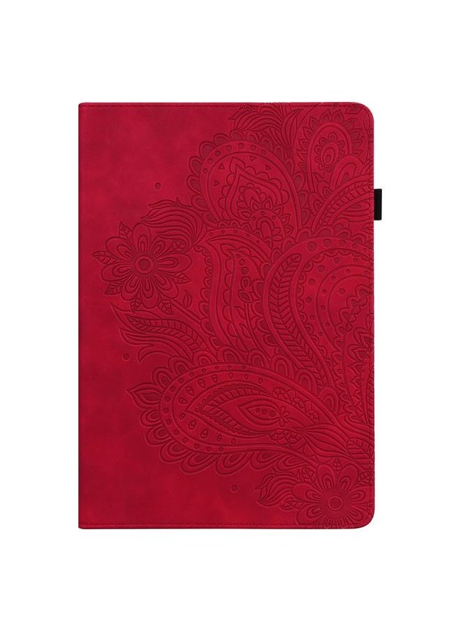 Zaboon - Case For Huawei MatePad 10.4 Peacock Embossed Pattern TPU + PU Horizontal Flip Leather Case with Holder & Card Slots & Wallet & Sleep / Wake-up Function - Image 1