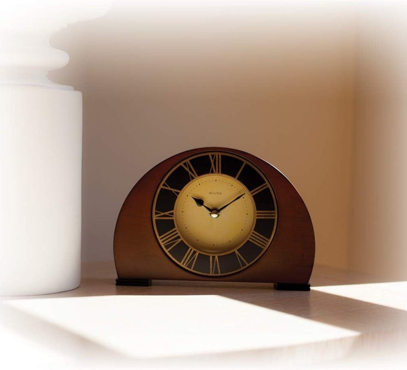 Bulova B7340 Tremont Clock with Antique Walnut Finish - Image 2