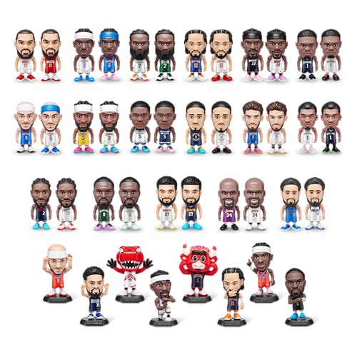 5 Surprise NBA Ballers Series 2 by ZURU, Licensed NBA Collectible, Surprise Unboxing Basketball Collectible Sports Toy for Boys, Ages 3 and up (2 Capsules) - Image 4