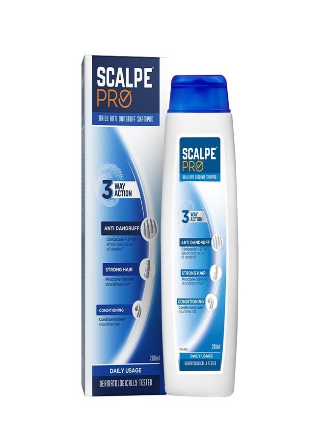 Scalpe Pro Anti Dandruff Shampoo (200ml) and Daily Anti-Dandruff Shampoo (100ml) with Climbazole & ZPTO Formulation - Image 2