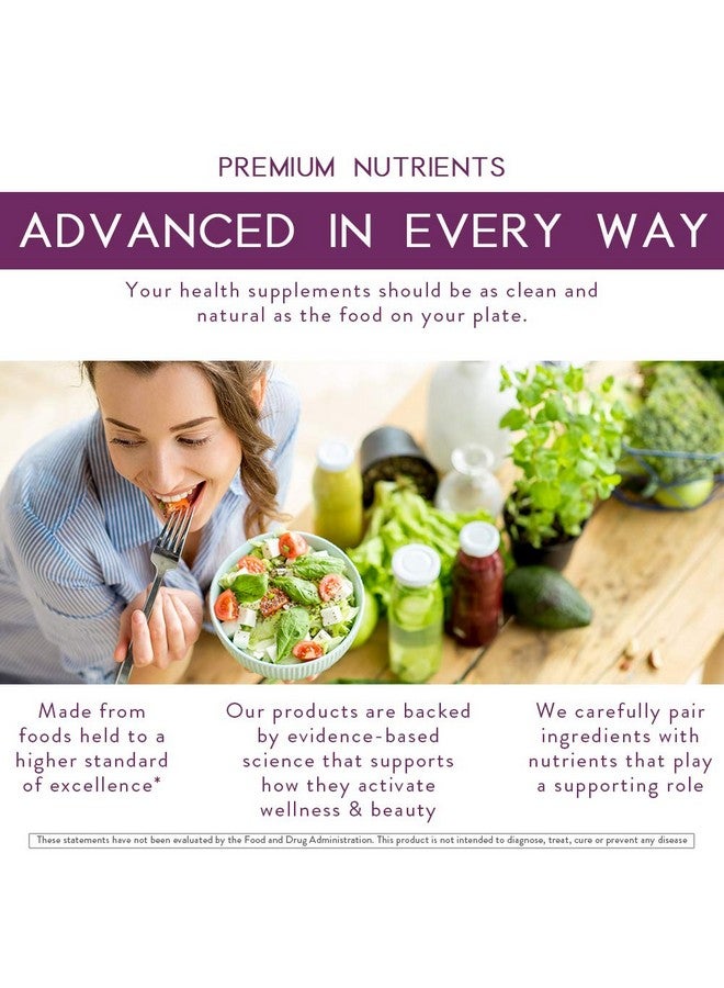 Body Kitchen مسحوق ببتيدات الكولاجين المتقدمة لجمال الشباب للشعر والبشرة والأظافر مع ريسفيراترول وحمض الهيالورونيك لدعم مكافحة الشيخوخة ومضادات الأكسدة من حشائش العلف (عبوة من 1) - Image 4