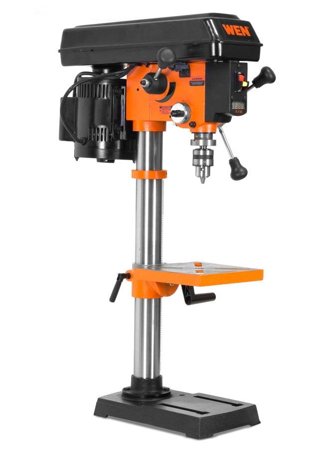 4212T 5 Amp 10 Inch Variable Speed Cast Iron Benchtop Drill Press With Laser