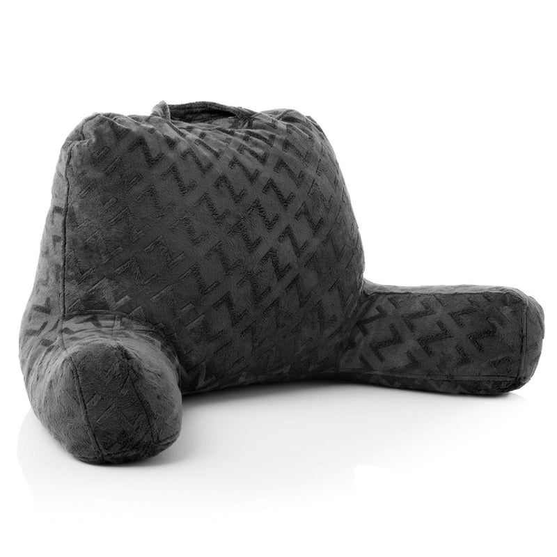MALOUF MALOUF Z Foam Filled Reading Pillow with SuperSoft Velour Cover 3Year US Warranty Dorm Room Essentials 