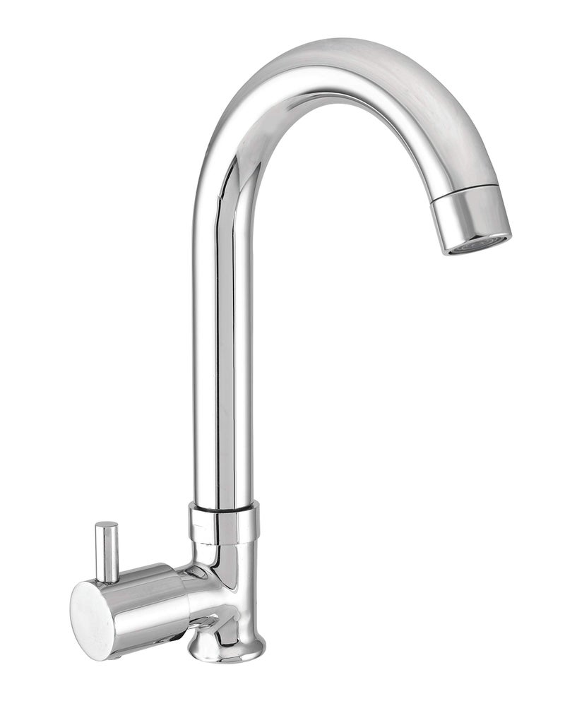 10X Stainless Steel Chrome Swan Neck Sn-8842 For Bathroom/Kitchen,Silver - Image 1