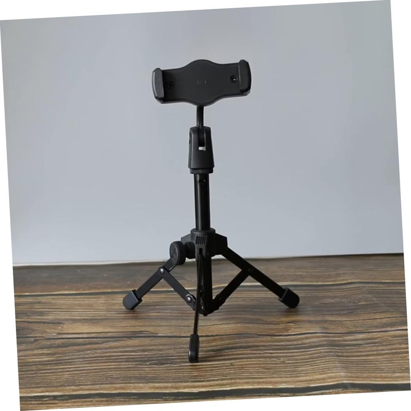 Foldable Desktop Microphone Stand Tripod Adjustable Height Stable Mic Mount for Home Studio Stage - Image 5