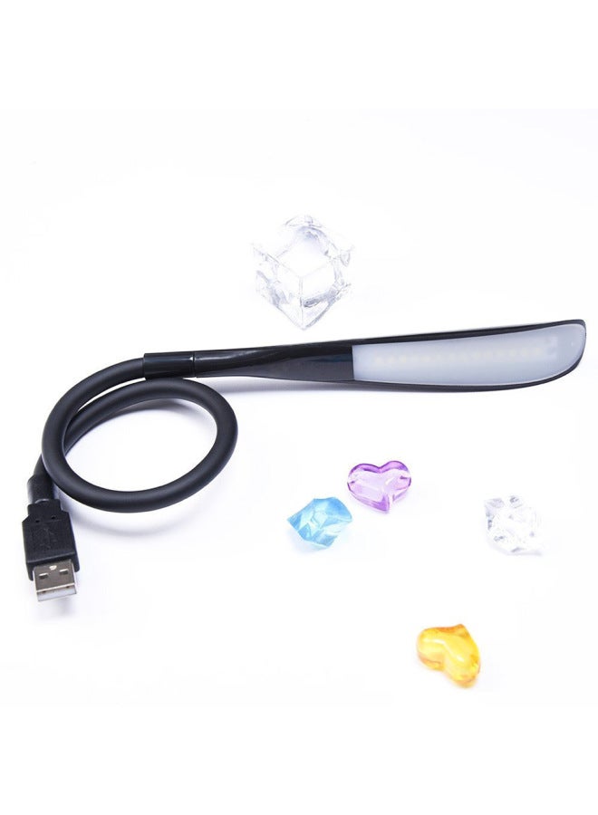 14LED Soft Light USB Book Lamp SMD Notebook Keyboard Lamp Student Reading Reading Hose Lamp-Color:Blue - Image 5